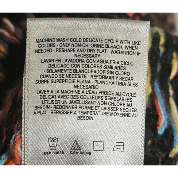 Jessica‎ Simpson Style Valleys Colorful Long Sleeve Sweater Womens Size Large - Picture 6 of 7